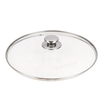 Сковорода алюм. а/приг.литая Kukmara "Мраморная" темный d30см глуб. "Сотейник" смт308а Ст.кр. *1/3