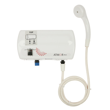 Водонагреватель проточный Atmor Basic Shower, лейка, без кабеля, 5 кВт, горизонтальный