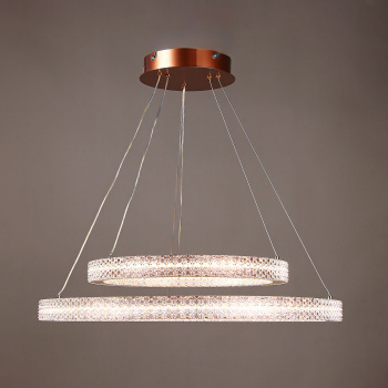 Люстра 9200(9238)/240W coffee 600+400 мм 3 реж., пульт S=20м2 VERNER LIGHTING *1