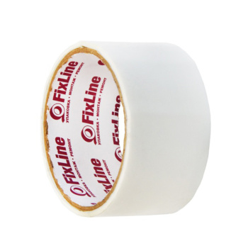 Лента клейкая цветная 48мм х 16м БЕЛЫЙ "FixLine" *6/36 Лента клейкая цветная 48мм х 16м БЕЛЫЙ "FixLine" *6/36