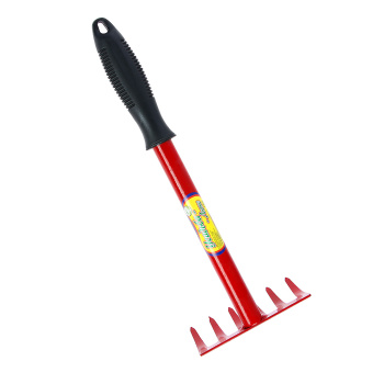 Грабли витые 6-зуб с метал ручкой, ПВХ насадка "Усадьба Люкс" Н.Новгород  *1/15