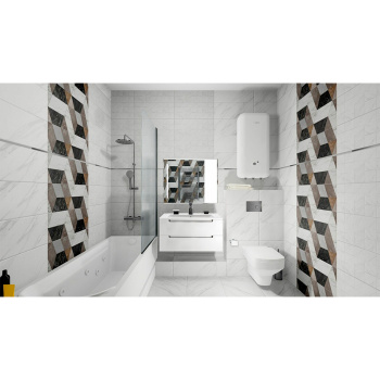 Плитка 60х25 см настенная 1.2 м² Gracia Ceramica Vinde, коричневый, геометрия, часть 2