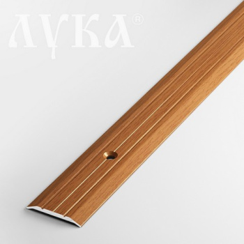 Порог-стык одноуровневый 25х1350 мм Лука ПС 01, вишня