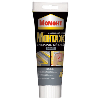 Жидкие гвозди 250 г Момент Монтаж Суперсильный МВ-70, белый