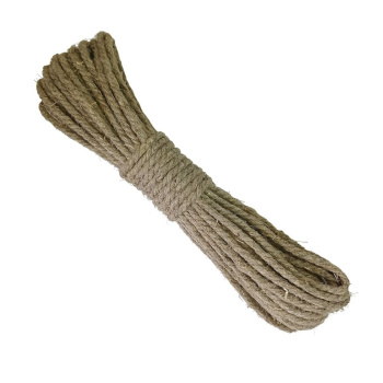 Веревка льнопеньковая d 6мм дл.20м крученая арт.10151 ("Сибшнур") *1/30 Веревка льнопеньковая d 6мм дл.20м крученая арт.10151 ("Сибшнур") *1/30