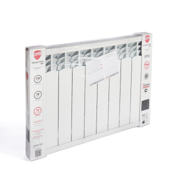 Радиатор алюминиевый 10 секций Royal Thermo Revolution, 500 мм, белый Радиатор алюминиевый 10 секций Royal Thermo Revolution, 500 мм, белый