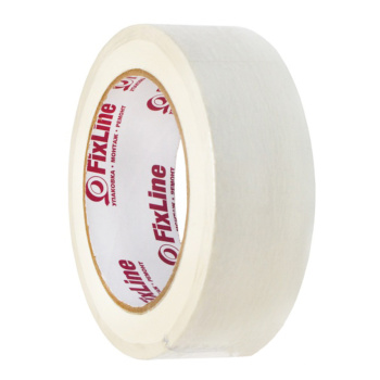 Лента клейкая малярная 36мм х 50м "FixLine" *1/48