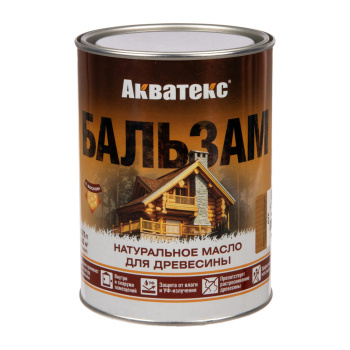 Акватекс-бальзам (натуральное масло д/древесины) дуб 0,75 л *1/6/576