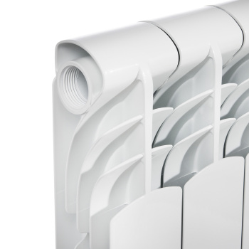 Радиатор алюминиевый 8 секций Royal Thermo Revolution, 500 мм, белый Радиатор алюминиевый 8 секций Royal Thermo Revolution, 500 мм, белый