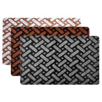 Коврик 50*80 см придверный "Siesta" (3 цвета в коробке) "VORTEX" (арт.22392)   *1/18