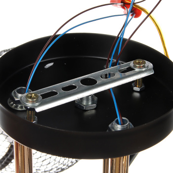 Светильник потолочный N6408/3 BK+FGD  3*40W E27 220V (d-540; h-230) S=12м2 VERNER LIGHTING *1