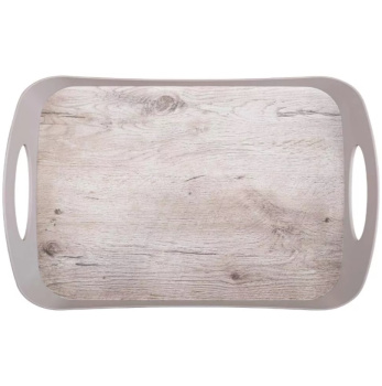 Поднос пластм. 412х270х50мм с Декором арт.431282814(431282834) ("Бытпласт") *1/14