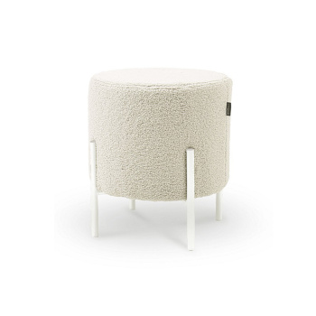 Пуф КРУГЛЫЙ 385х385х410мм КРЕМОВЫЙ Haushalt HPF2/КР *1