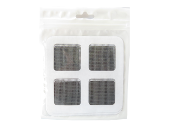 Заплатка для москитной сетки 10х10 см, 5шт,СЕРЫЙ  *1/50