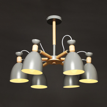 Люстра 10911/6WD+GR GR+WT Е27 6*60W S=13м2 *1