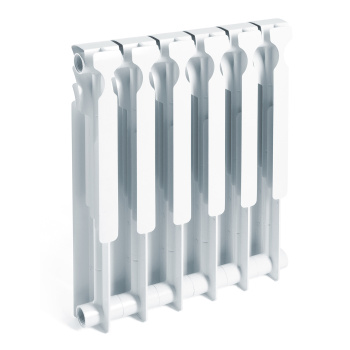 Радиатор алюминиевый 6 секций STI, 500 мм, белый Радиатор алюминиевый 6 секций STI, 500 мм, белый