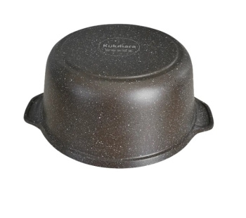 Кастрюля алюмин. антипригарная "Kukmara" "Marble INDUCTION" Мрам.коф. 2,0л Ст.кр. кмки23а *1/3