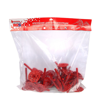 Дюбель 10х120 мм для теплоизоляции BROZEX, метал. гвоздь IZM, 30 шт.