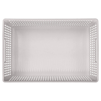 Корзина для хранения пластм. "Simplify" 274х184х138мм 6л Св.-беж арт 435250534 ("Бытпласт") *1/24