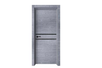 Дверное полотно глухое Двери Гуд WOOD 2, 2000х700х42 мм, дуб грей серый