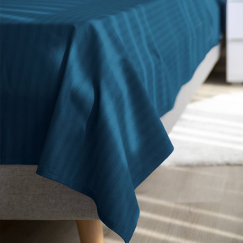 Простыня 2сп поплин (180*215см) Волшебная Ночь 8709/10 Deep blue *1/12