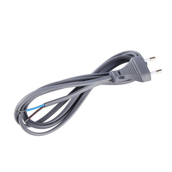 Шнур с вилкой ШУ02 ШВВП 2х0,75мм2 1,7м серебр.металлик TDM SQ1305-0015 *1/80