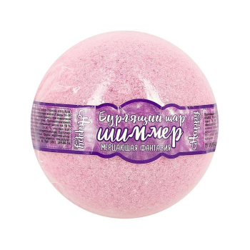 яяяСоль д/ванн Бурлящий шар Happy Мерцающая фантазия 120г п/п *24