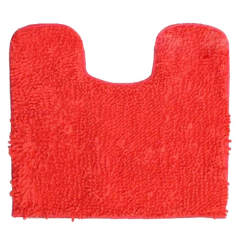 Коврик д/туалета "макароны" (50см х 50см) Оранжевый *1