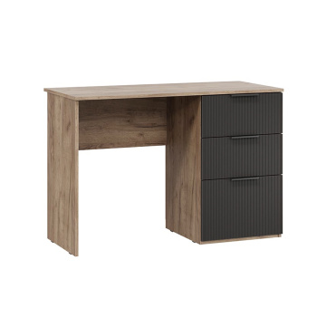 Стол письменный Графит 1102*500*750мм Дуб крафт табачный/холст вулкан*1