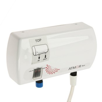 Водонагреватель проточный Atmor Basic Shower, лейка, без кабеля, 5 кВт, горизонтальный