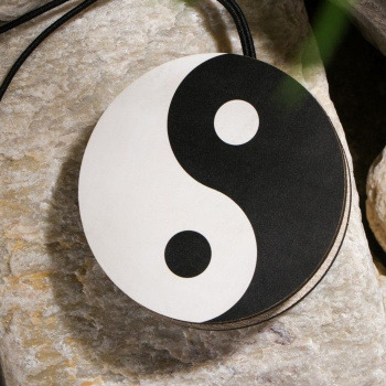 Подвеска автомобильная Grand Caratt Инь-Янь, дерево, войлок 9235028