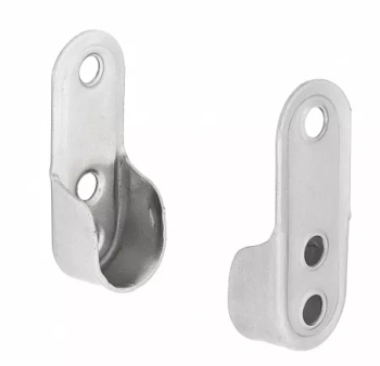 Фланец для овальной трубы 30*15мм 2шт ХРОМ JF-53 *1