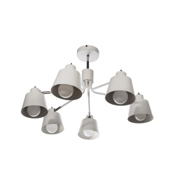 Люстра N5125/6 WT+CR Е27 3*40Вт ( h=400;d=660)  VERNER LIGHTING *1