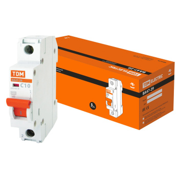 Авт.выкл. TDM ВА 47-29 10А/1П SQ0206-0072 *12/120