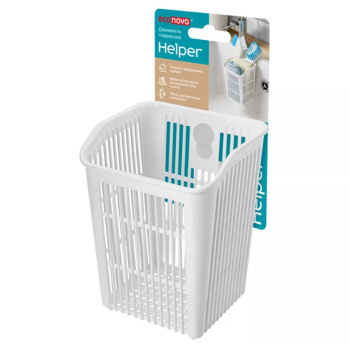 Держатель подвесной на присосах пластм. "Helper" 94х90х121мм Белый арт.433227416 *1/24