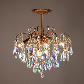 Люстра 6018 Gold 400 мм Е14 S=16м2 VERNER LIGHTING *1 Люстра 6018 Gold 400 мм Е14 S=16м2 VERNER LIGHTING *1
