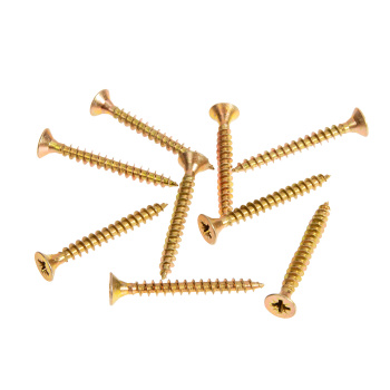 Шурупы жёлтые BROZEX пакет 5*45 (30шт) *10/100 Шурупы жёлтые BROZEX пакет 5*45 (30шт) *10/100