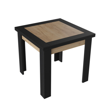 Стол обеденный прямоугольный раздв.Хьюстон Тип3 790(+690)*790*760мм Черный, Дуб Крафт золотой*1