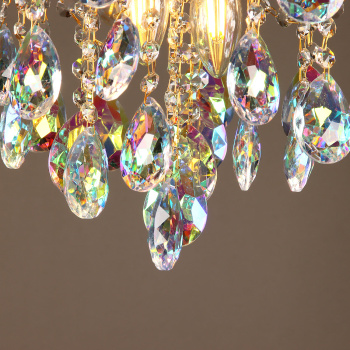 Люстра 6018 Gold 400 мм Е14 S=16м2 VERNER LIGHTING *1 Люстра 6018 Gold 400 мм Е14 S=16м2 VERNER LIGHTING *1