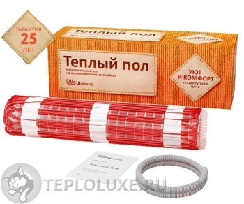 Мат нагревательный 6.4х0.5 м Warmstad, 485 Вт, 3.2 м² Мат нагревательный 6.4х0.5 м Warmstad, 485 Вт, 3.2 м²