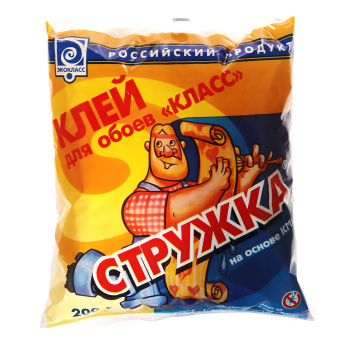 Клей для обоев универсальный 200г "Класс-Стружка" *25