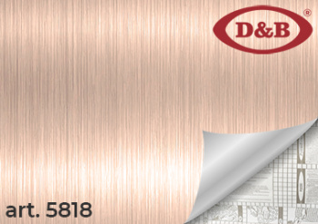 Пленка самоклеящаяся 45см*2м    голография 5818 Aluminum крем-шампань D&B  (Китай)   *1/30