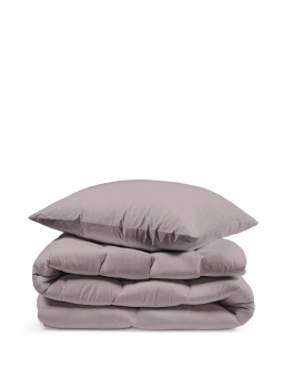 Комплект 2сп поплин Niteva 19830 мокко пододеяльник + наволочка 70*70см - 2шт *1/8