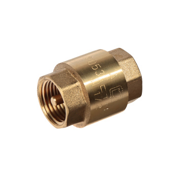 Обратный клапан 1/2"(Ø15) М/М CTM CBCVB012 (с латунным штоком) *1/50