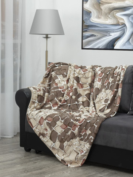 Плед фланель 150*200см Камешки коричневый TF FN F13BR a1520 Absolute *1 Плед фланель 150*200см Камешки коричневый TF FN F13BR a1520 Absolute *1