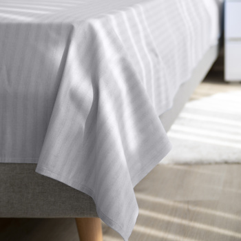 Простыня 2сп поплин (180*215см) Волшебная Ночь 8709/3 Gray Cloud *1/12