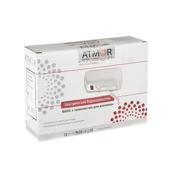 Водонагреватель проточный Atmor Basic TAP, 3.5 кВт, горизонтальный