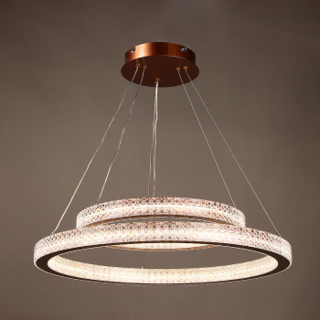 Люстра 9200(9238)/240W coffee 600+400 мм 3 реж., пульт S=20м2 VERNER LIGHTING *1