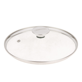 Кастрюля нерж. "TRAMONTINA" "Allegra" 4,37л Стекл.кр., с термораспр.дном 62655/204-TR (Бразилия)*1/4