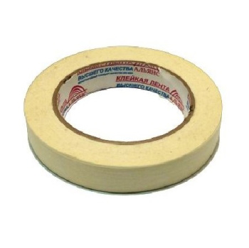 яяяЛента клейкая малярная 25мм х 50м АЛЬЯНС  *12/72